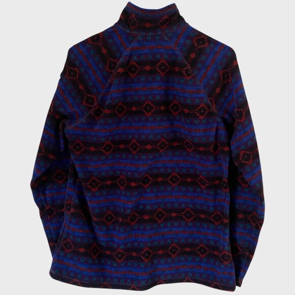 Eddie Bauer Quest Fleece Aztec Quarter-Zip Women's Large Long-Sleeve Pullover - Picture 4 of 12